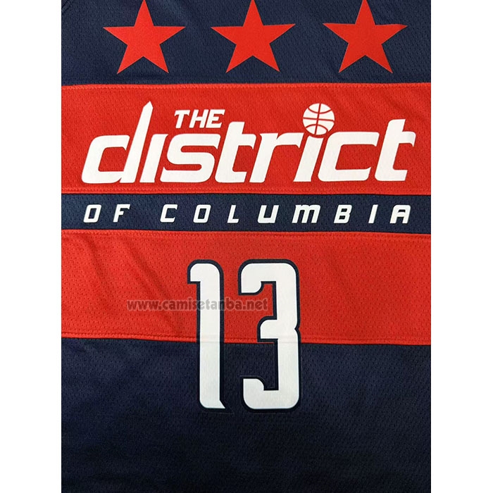 Camiseta Washington Wizards Jordan Poole #13 Statement 2024-25 Azul